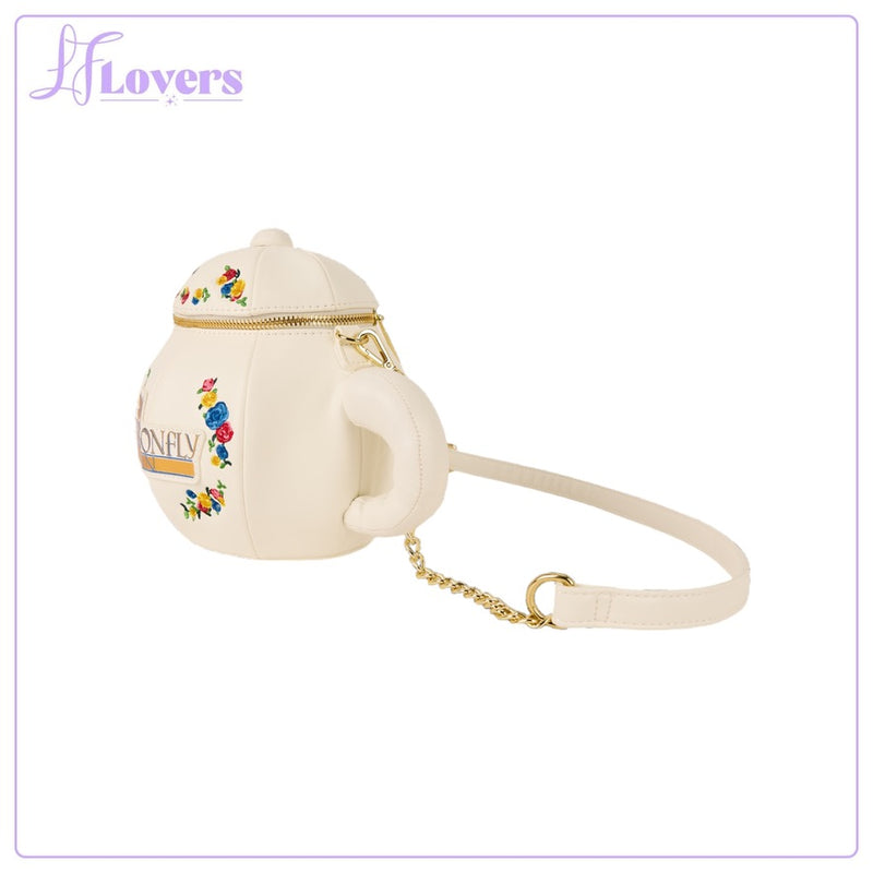 Load image into Gallery viewer, Loungefly Warner Brothers Gilmore Girls Dragonfly Inn Figural Teapot Crossbody - PRE ORDER

