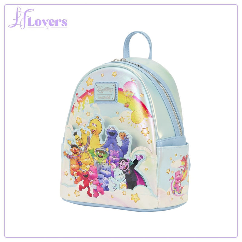 Load image into Gallery viewer, Loungefly Care Bears X Sesame Street Mini Backpack - LF Lovers
