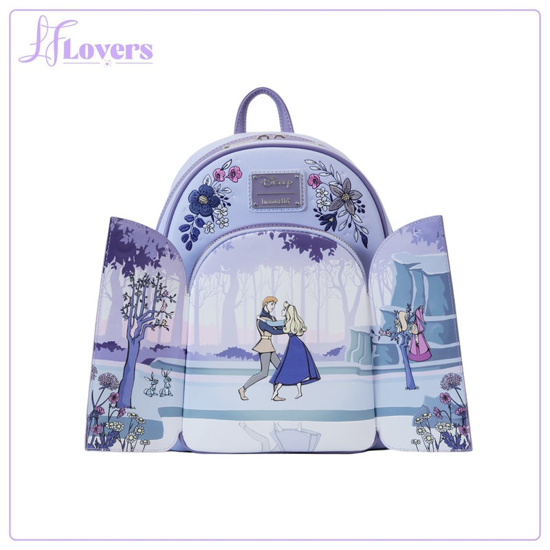 Load image into Gallery viewer, Loungefly Disney Sleeping Beauty 65th Anniversary Scene Mini Backpack - PRE ORDER - LF Lovers
