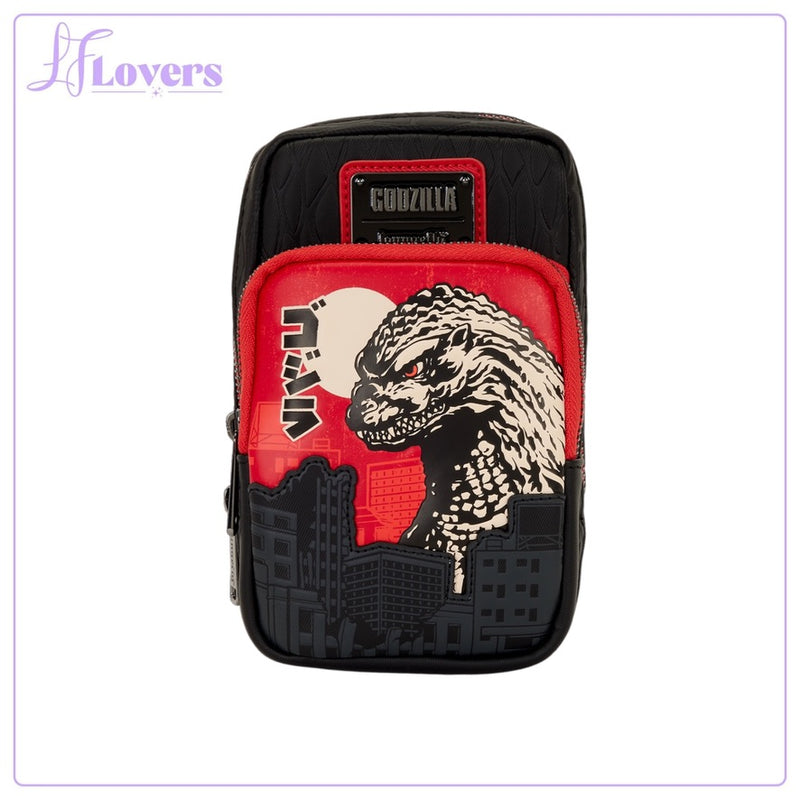 Load image into Gallery viewer, Loungefly TOHO Godzilla Crossbody Sling Bag With Coin Bag - PRE ORDER

