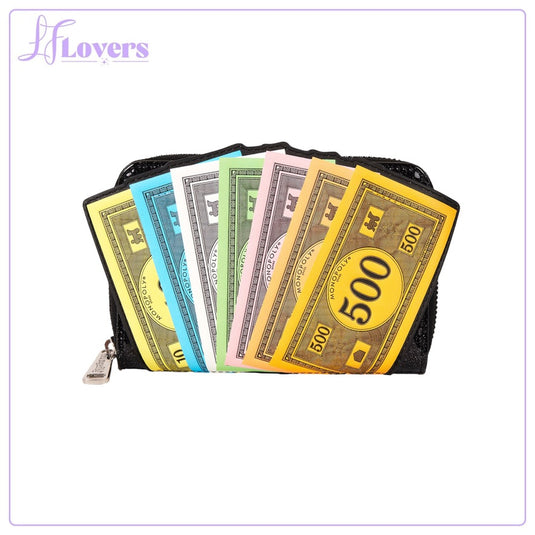 Loungefly Hasbro Monopoly Money Zip Around Wallet - PRE ORDER