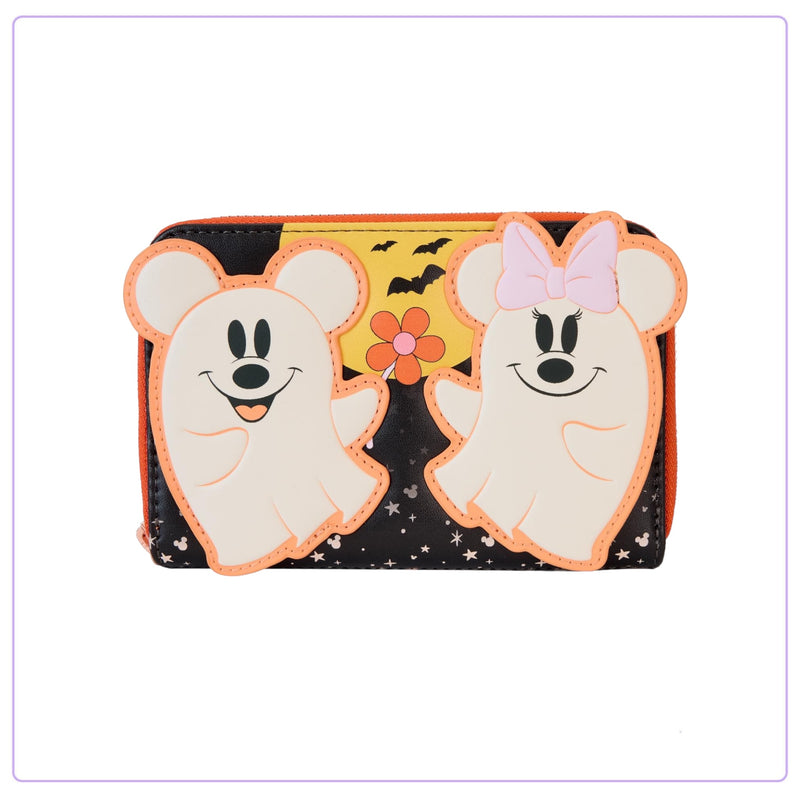 Load image into Gallery viewer, Loungefly Disney Mickey And Friends Halloween Zip Around Wallet
