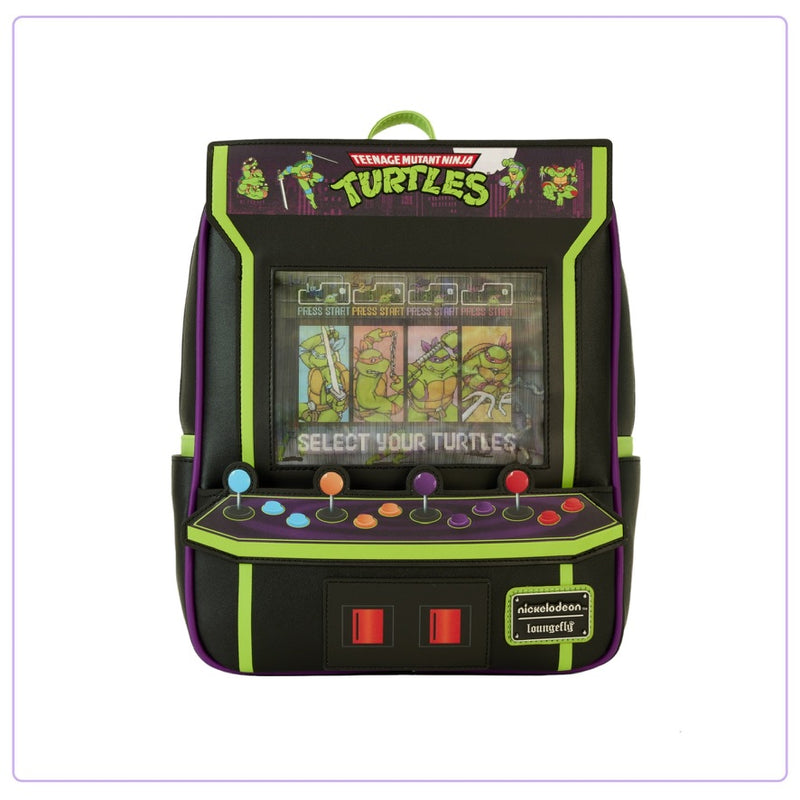 Load image into Gallery viewer, Loungefly Teenage Mutant Ninja Turtles 40th Anniversary Vintage Arcade Mini Backpack - PRE ORDER - LF Lovers

