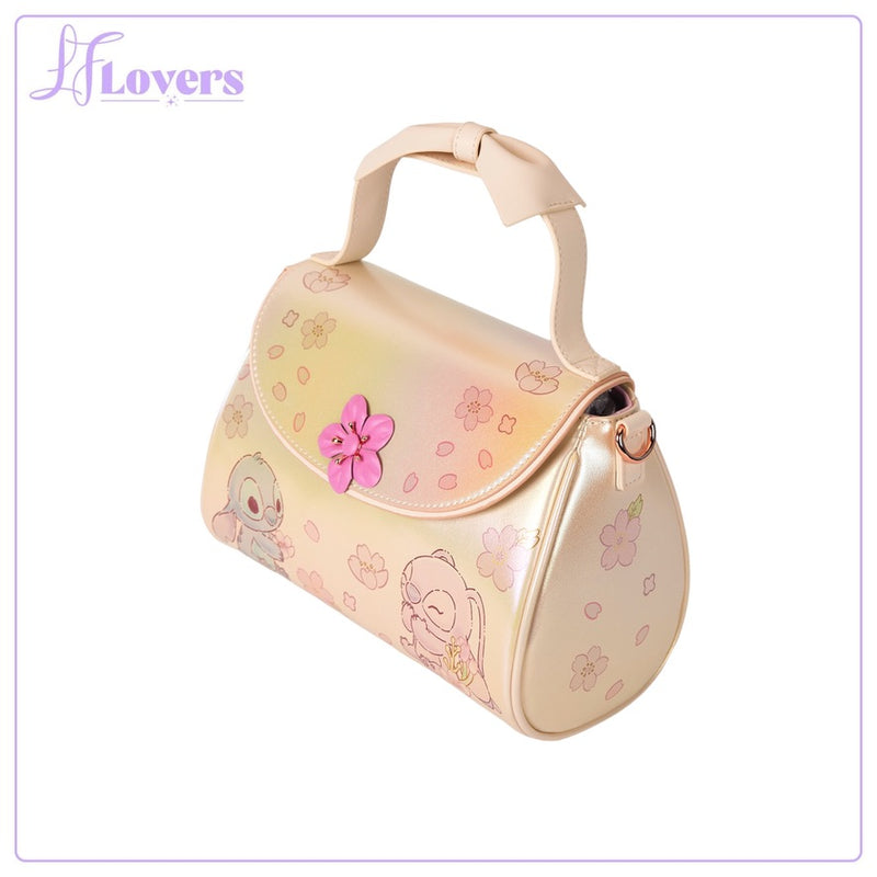 Load image into Gallery viewer, Loungefly Disney Cute Stitch Bow Handle Crossbody - PRE ORDER
