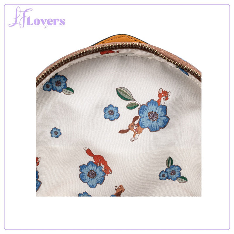 Load image into Gallery viewer, Loungefly Disney Fox And The Hound Tod And Copper Cosplay Mini Backpack
