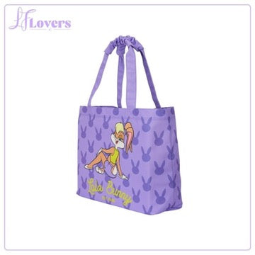 Load image into Gallery viewer, Loungefly Warner Brothers Looney Tunes Lola Bunny Oversize Canvas Tote Bag - PRE ORDER
