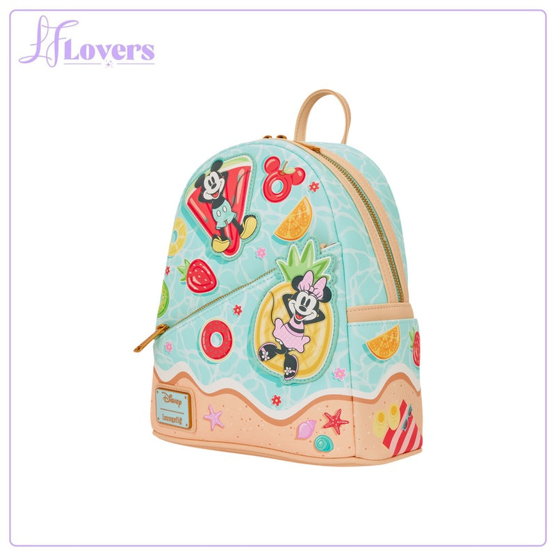 Load image into Gallery viewer, Loungefly Disney Mickey &amp; Minnie Beach Fun Mini Backpack - LF Lovers
