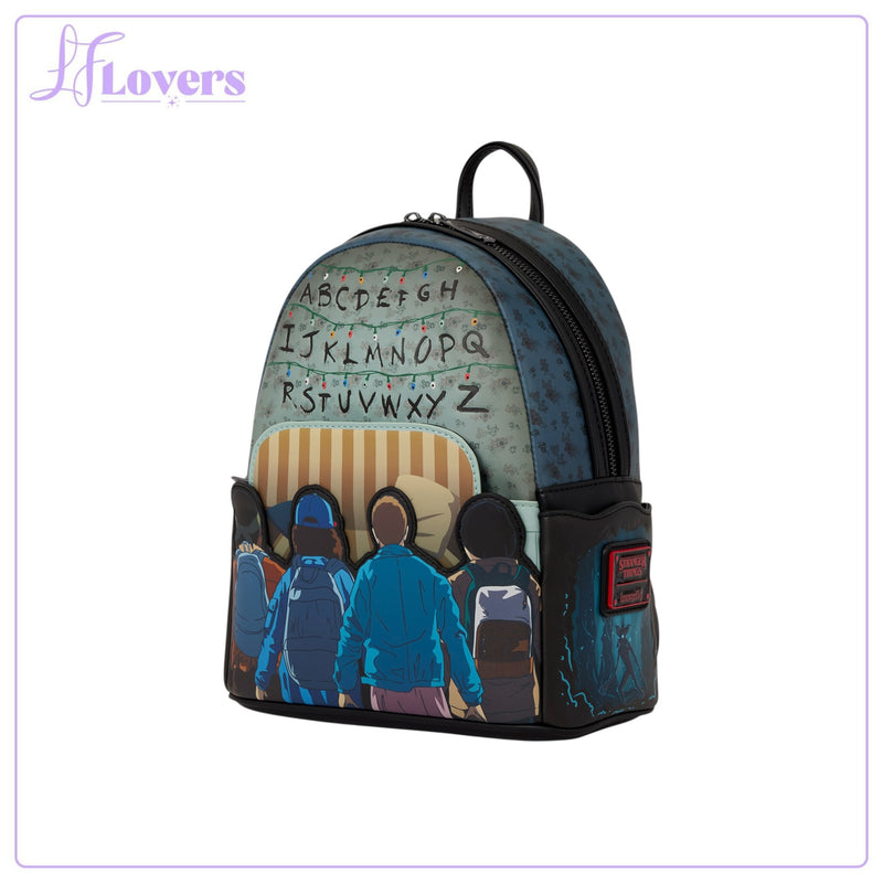Load image into Gallery viewer, Loungefly Netflix Stranger Things 10th Anniversary Mini Backpack
