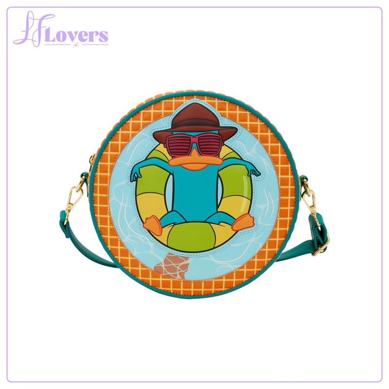 Load image into Gallery viewer, Loungefly Disney Phineas &amp; Ferb Perry The Platypus Pool Crossbody - LF Lovers
