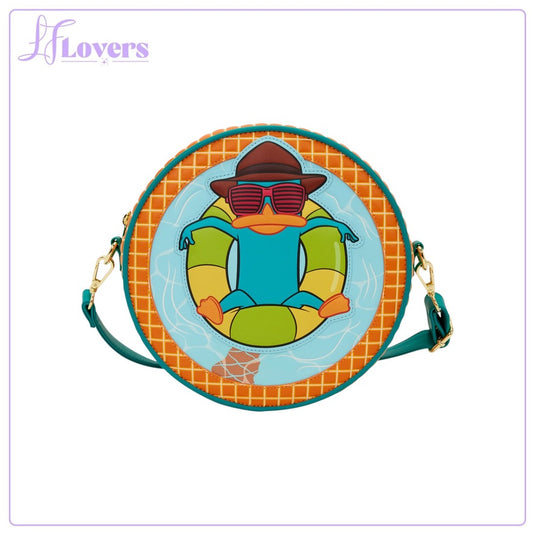 Loungefly Disney Phineas & Ferb Perry The Platypus Pool Crossbody - LF Lovers