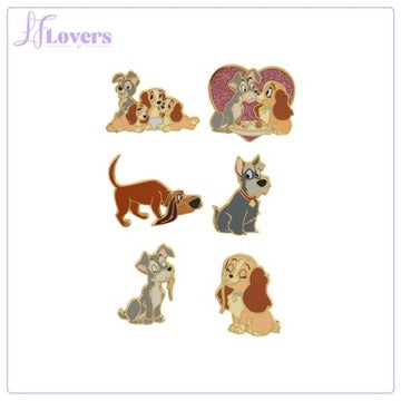 Loungefly Disney Lady and the Tramp Mystery Box Pin - Preorder