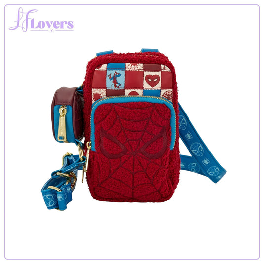 Loungefly Marvel Spiderman Cell Phone Crossbody Bag With Coin Bag - PRE ORDER - LF Lovers