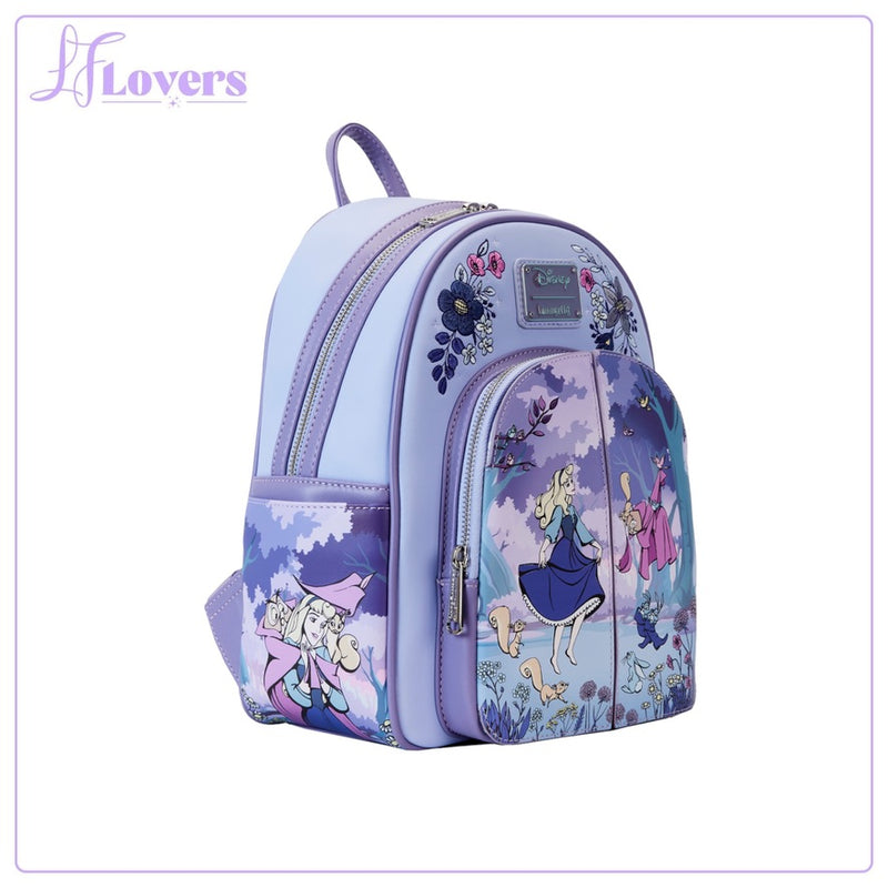 Load image into Gallery viewer, Loungefly Disney Sleeping Beauty 65th Anniversary Scene Mini Backpack - PRE ORDER - LF Lovers

