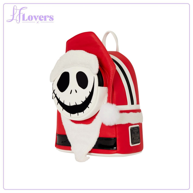 Load image into Gallery viewer, Loungefly Disney Nightmare Before Christmas Jack Skellington Sandy Claws Cosplay Mini Backpack - LF Lovers
