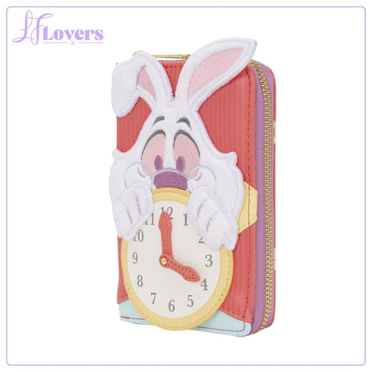 Loungefly Disney Alice In Wonderland Rabbit Zip Around Wallet - LF Lovers