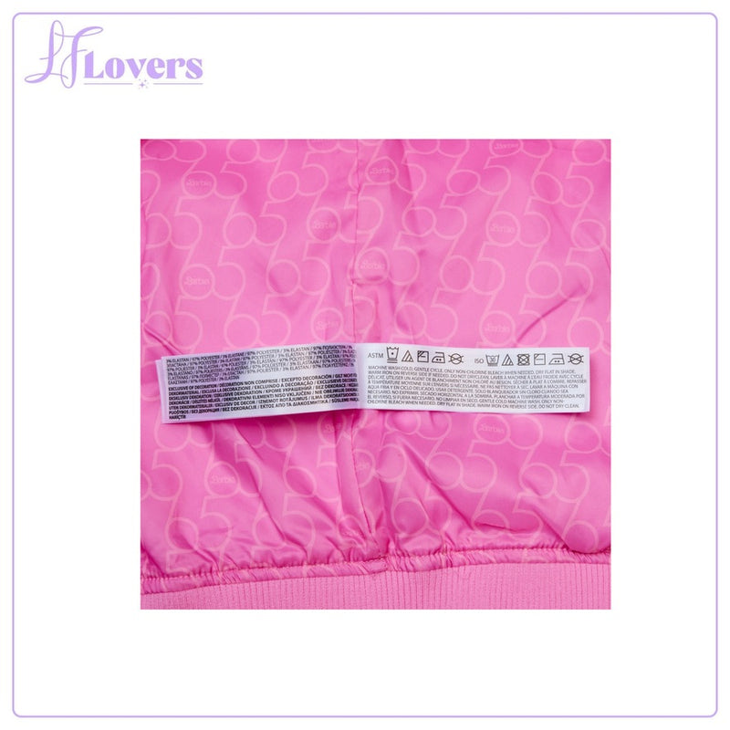Load image into Gallery viewer, Loungefly Barbie 65th Anniversary Bomber Jacket

