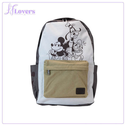 Loungefly Disney Mickey And Friends Canvas & Nylon Full Size Backpack