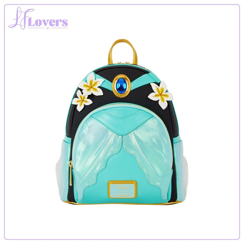 Load image into Gallery viewer, Loungefly Disney Princess Jasmine Cosplay Mini Backpack with Lamp Bag Charm
