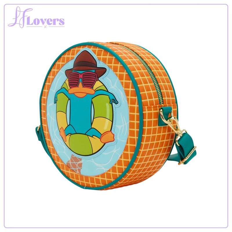 Load image into Gallery viewer, Loungefly Disney Phineas &amp; Ferb Perry The Platypus Pool Crossbody - LF Lovers
