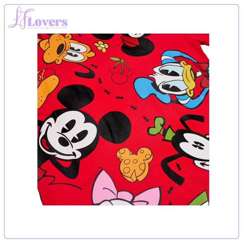 Load image into Gallery viewer, Loungefly Disney Mickey and Friends Picnic Unisex Tee Shirt - PRE ORDER - LF Lovers
