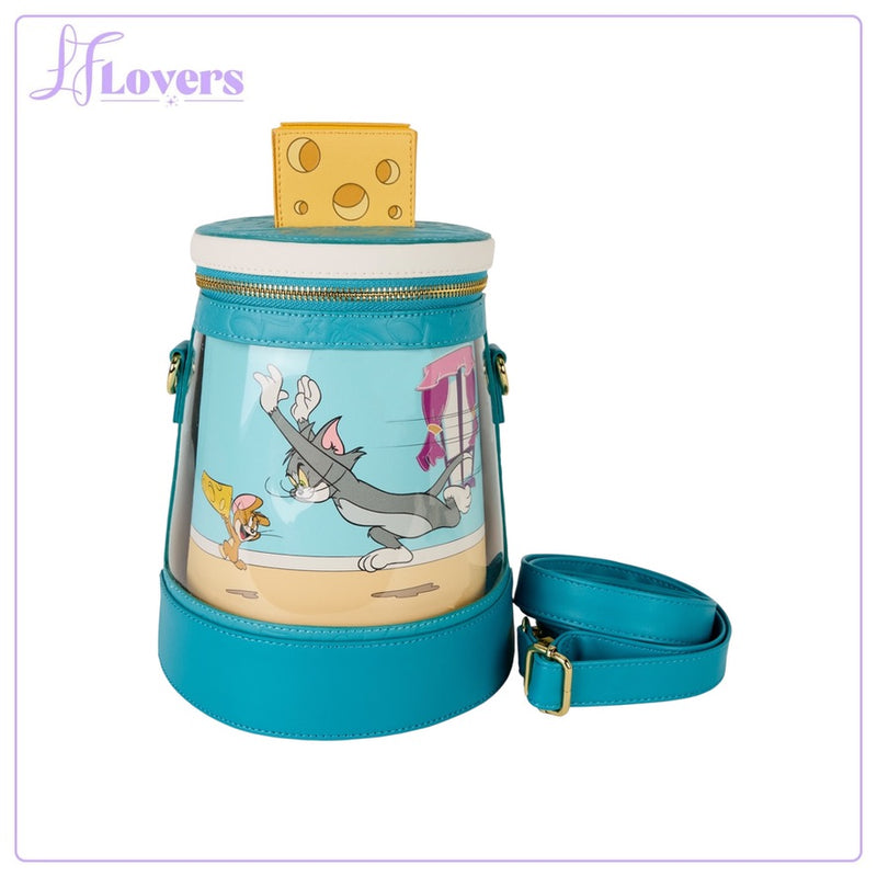 Load image into Gallery viewer, Loungefly Tom &amp; Jerry Spinning Crossbody - PRE ORDER - LF Lovers

