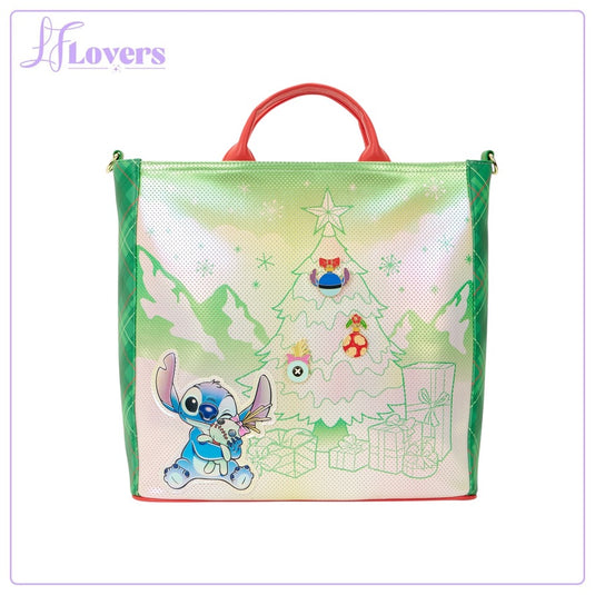 Loungefly Disney Lilo And Stitch Holiday Tote Bag - PRE ORDER