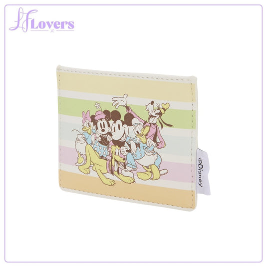 Loungefly Disney Mickey And Friends Rainbow Stripes Card Holder - PRE ORDER - LF Lovers
