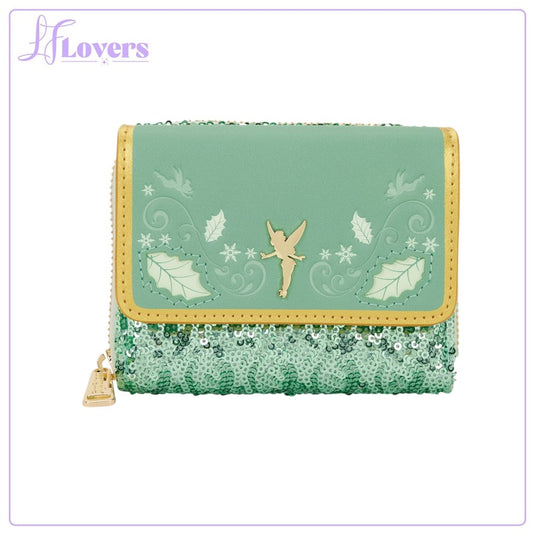 Loungefly Disney Tinkerbell Holiday Tri Fold Wallet - PRE ORDER