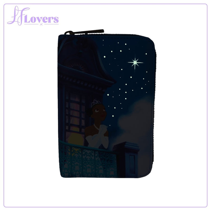 Load image into Gallery viewer, Loungefly Disney Princess And The Frog 15th Anniversary Zip Around Wallet - LF Lovers
