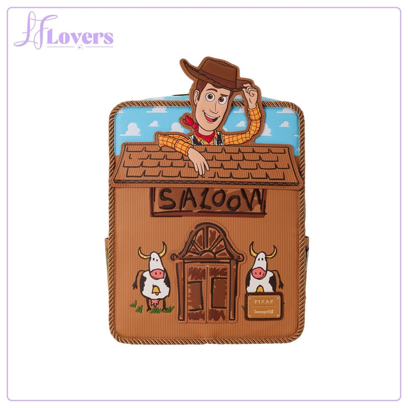 Load image into Gallery viewer, Loungefly Pixar Toy Story 30th Anniversary Woody Mini Backpack - PRE ORDER
