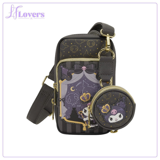 Loungefly Sanrio Kuromi 20th Anniversary Cell Phone Crossbody - PRE ORDER