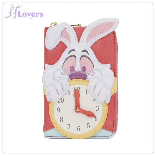 Loungefly Disney Alice In Wonderland Rabbit Zip Around Wallet - LF Lovers