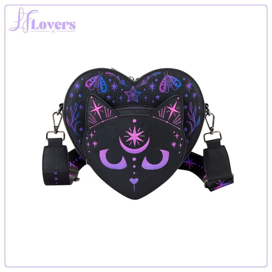 Loungefly Figural Neon Cat Heart Figural Crossbody - PRE ORDER