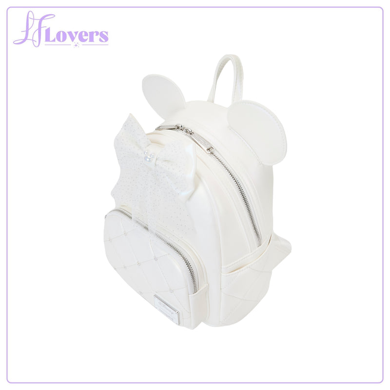 Load image into Gallery viewer, Loungefly Disney Iridescent Wedding Mini Backpack
