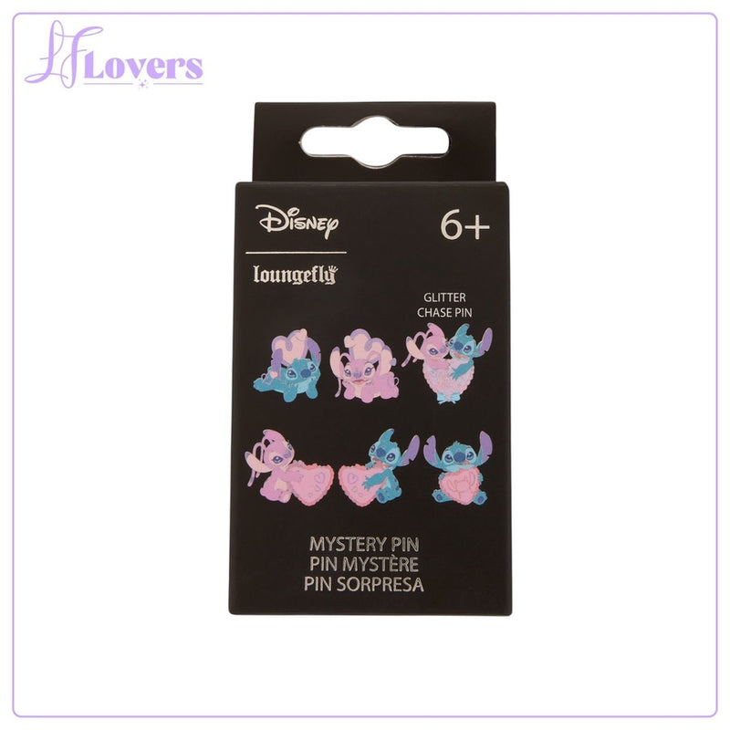 Load image into Gallery viewer, Loungefly Disney Lilo &amp; Stitch Angel Hearts Mystery Box Pins - PRE ORDER
