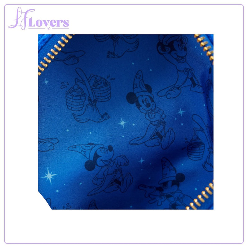 Load image into Gallery viewer, Loungefly Disney Fantasia Magician&#39;s Hat Figural Crossbody - PRE ORDER
