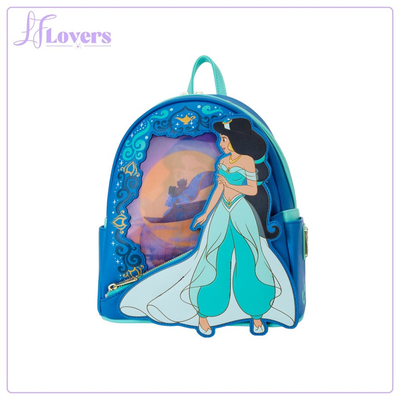 Load image into Gallery viewer, Loungefly Disney Princess Jasmine Lenticular Mini Backpack - PRE ORDER - LF Lovers
