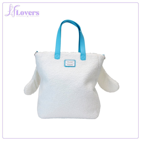 Loungefly Sanrio Cinnamoroll Sherpa Tote Bag With Coin Bag