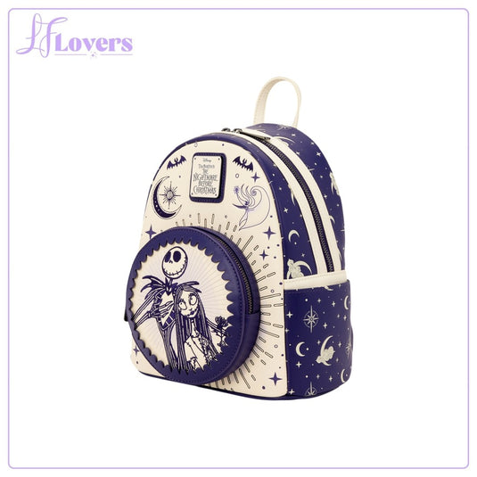Loungefly Disney Jack Skellington & Sally Night Sky Mini Backpack