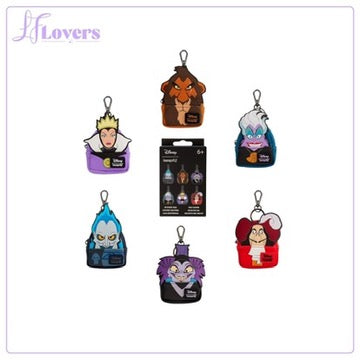 Loungefly Disney Villains Mystery Mini Backpack Bag Charms - PRE ORDER - LF Lovers
