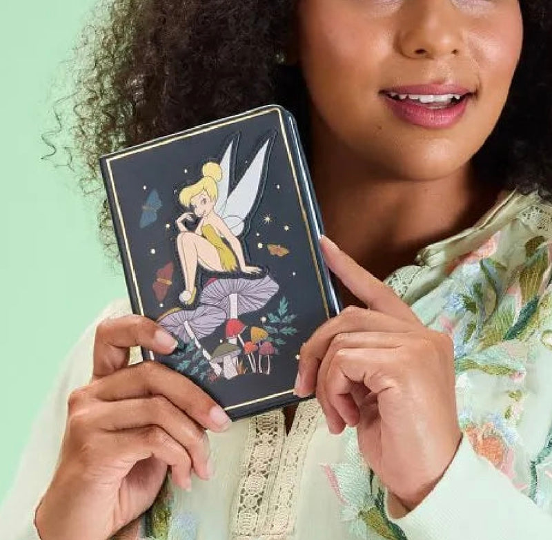 Load image into Gallery viewer, Loungefly Disney Tinkerbell Holiday Refillable Stationary Journal
