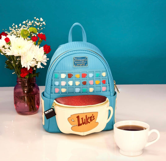 Loungefly Gilmore Girls Lukes Diner Domed Coffee Cup Mini Backpack - LF Lovers