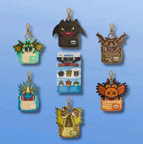 Loungefly Dreamworks How To Train Your Dragon Mystery Mini Backpack Charm