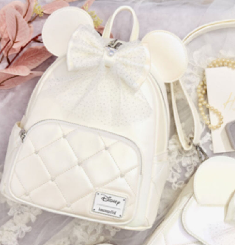 Load image into Gallery viewer, Loungefly Disney Iridescent Wedding Mini Backpack
