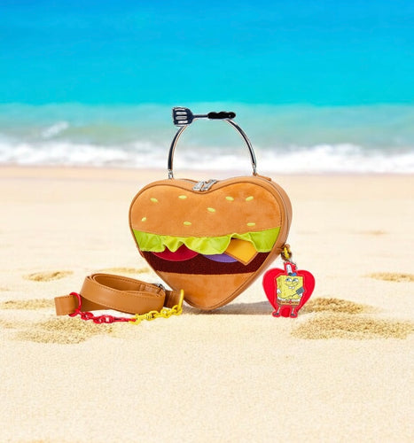 Loungefly Nickelodeon Spongebob Krabby Patty Plush Crossbody
