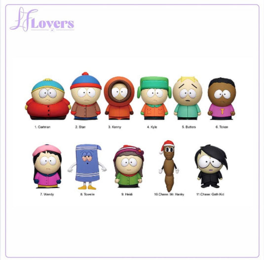 South Park 3D Foam Mystery Bag Clips - LF Lovers