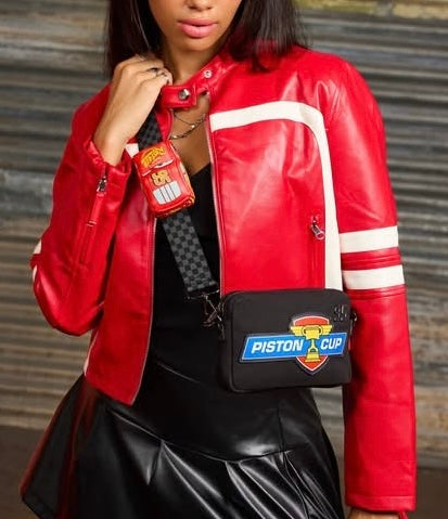 Loungefly Disney Pixar Cars 20th Anniversary Piston Cup Sling Crossbody Bag - Preorder