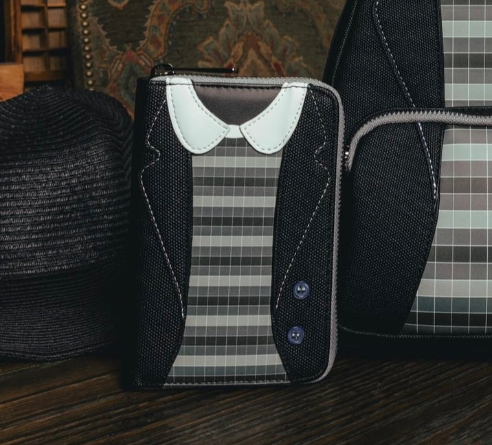 Load image into Gallery viewer, Loungefly Warner Brothers Beetlejuice 2 Zip Around Wallet
