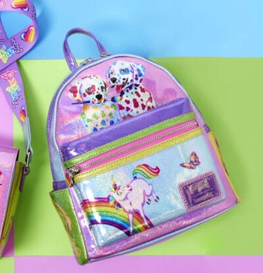 Loungefly Lisa Frank Colour Block Mini Backpack - LF Lovers