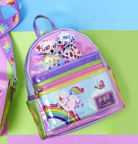 Loungefly Lisa Frank Colour Block Mini Backpack - LF Lovers